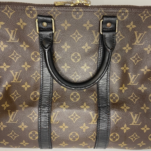 💯 Authentic Louis Vuitton Speedy Monogram Vintage RARE Black 2-way zipper - Picture 10 of 17